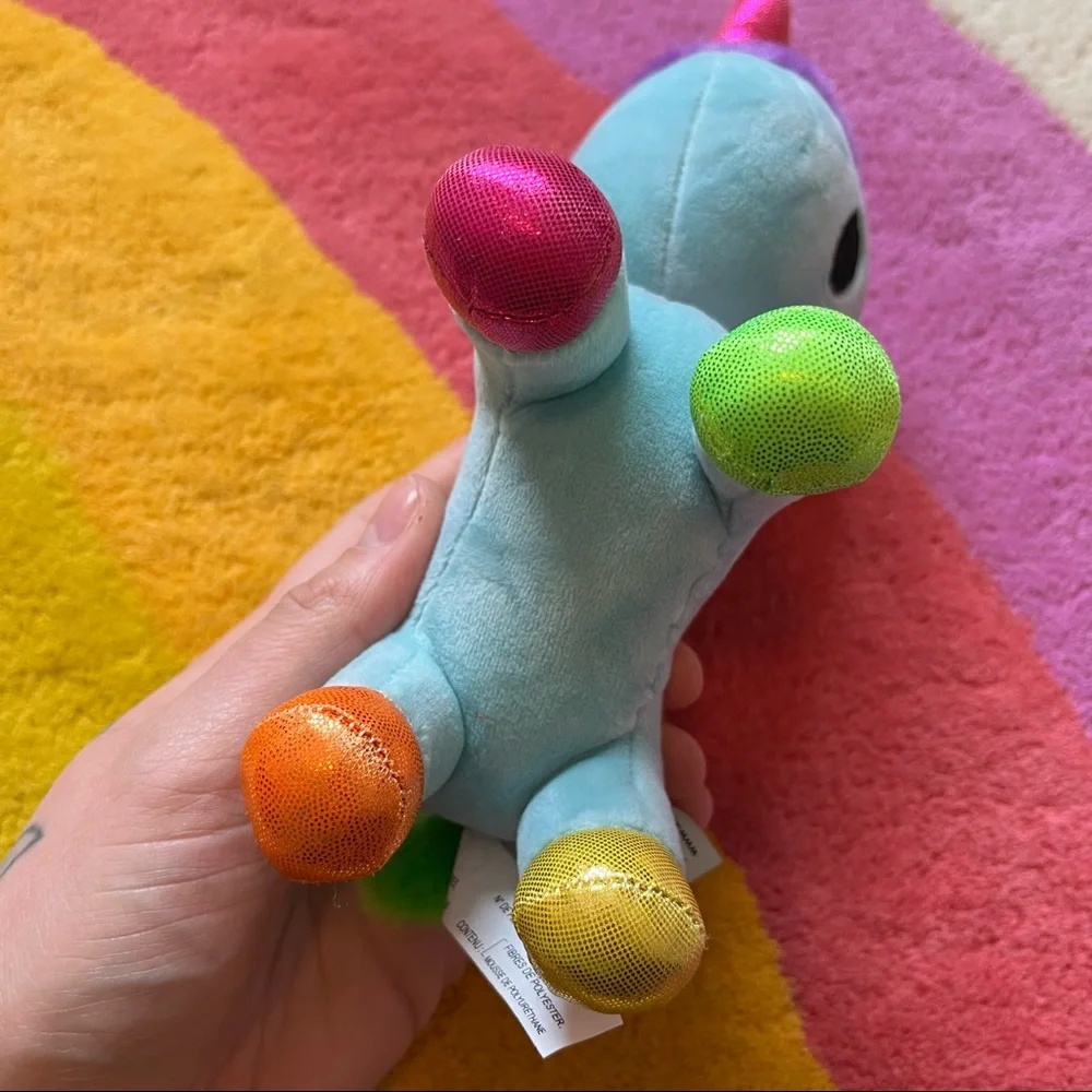 Tokidoki Blue Rainbow Unicorn Pegasus Pixie Plush Toy